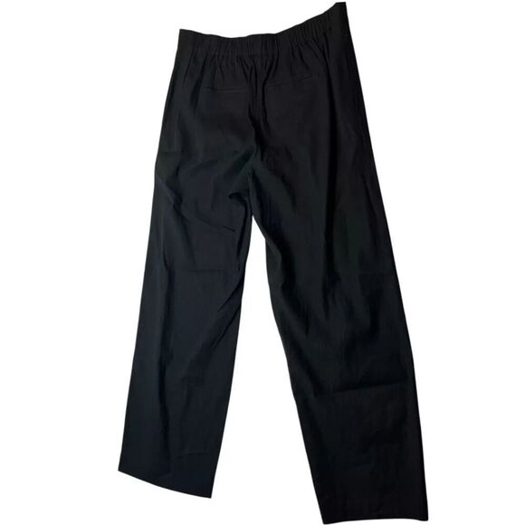 VINCE Women's Black Straight Leg Linen Blend Pull-On Pants Size M NEW MSRP $395 - Picture 4 of 7